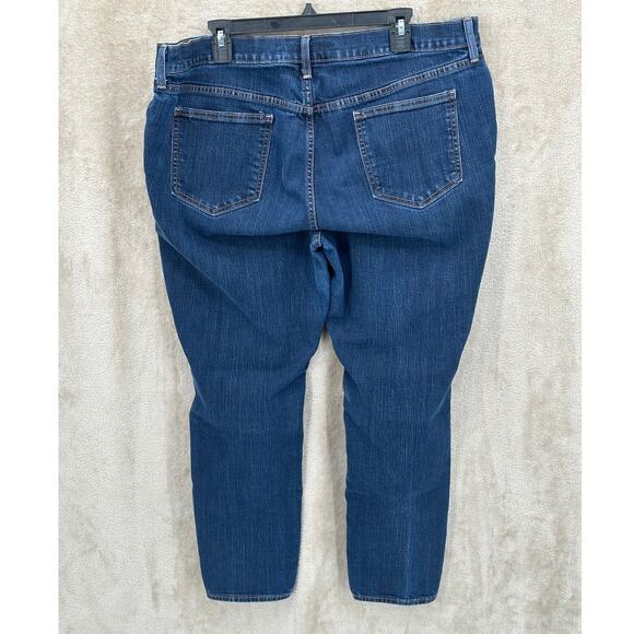 Old Navy Jeans Womens 18 Petite The Sweetheart Skinny Dark Wash Casual Normcore - Picture 2 of 8
